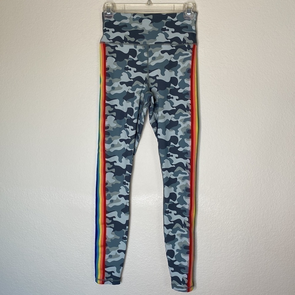 Spiritual Gangster essential camo high waisted leggings small